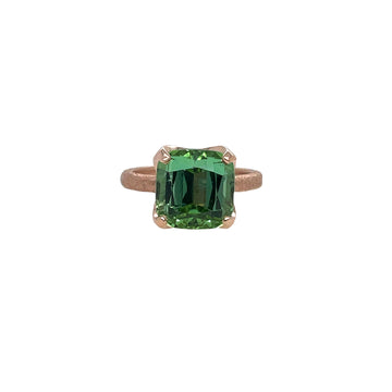 Exquisite Green Tourmaline Ring